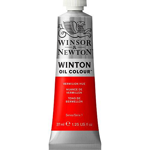 Winsor &amp; Newton Winton - Tubo De Pintura Al Óleo, 37 ml, Bermellon