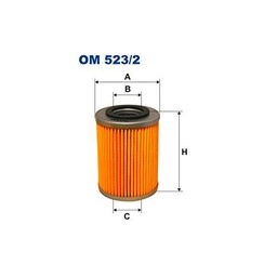 Filtron OM523/2 Bloque de Motor