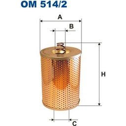 Filtron OM514/2 Bloque de Motor