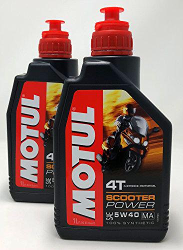 MOTUL Acete Motor Moto 4 Tiempos Scooter Power SAE 5W-40 MA