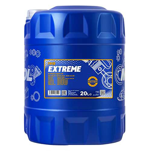 MANNOL Extreme 5 W-40 API SN/CF motorenöl, 20 L