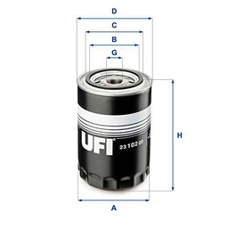 UFI 23.102.00 Filtro de Aceite