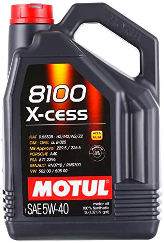MOTUL Aceite DE Motor 8100 X-Cess 5W40 5 litros