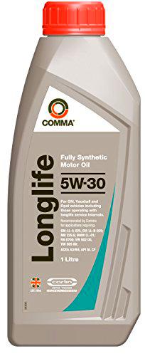 Comma GML1L Long Life - Aceite sintético de Motores Gasolina y diésel de vehículos (5 l, 5W-30)