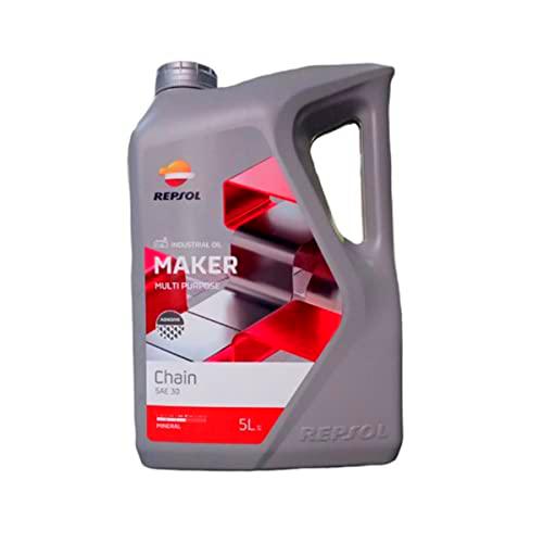 REPSOL MAKER CHAIN SAE 30 bidón 5 litros aceite motosierras ISO 5743/1 L-AN
