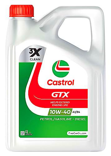 Castrol GTX 10W-40 A3/B4 Aceite de Motor 4L