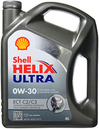 Royal Dutch Shell lubricantes 550046307 Helix Ultra ect C2 C3 0 W-30 Sythetic aceite de motor, 4 L
