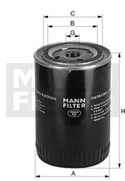 Mann Filter W 1150/5 Filtro de Aceite