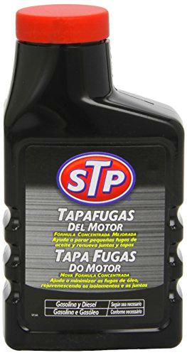 STP ST63300SP Tapafugas Motores Coche Gasolina Y Diesel 300 ml Ayuda a parar pequeñas Fugas de Aceite, 300ml