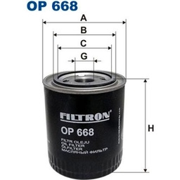 Filtron OP668 Bloque de Motor