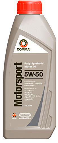 Comma MS1L Motorsport - Aceite sintético de Motores de vehículos de competición (1 l, 5W-50)