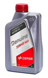 CEPSA MAX 1L 15W40 Lubricante Mineral para Motores Diesel y Gasolina