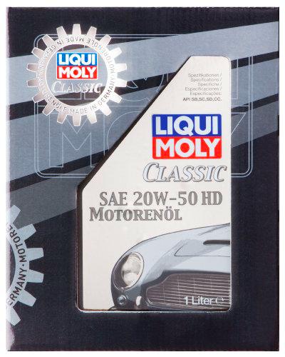 Liqui Moly 1128 Clásico Aceite del Motor SEA 20W-50 HD, 1 L