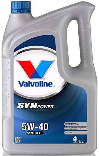 Valvoline 1830191 11271 Aceite para motores Synpower SAE 5 W-40, 5 L