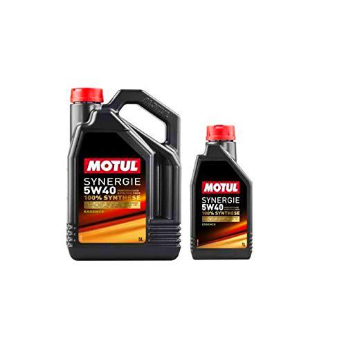 MOTUL - Aceite sinergia para gasolina 5W40 5+1L (bidón)