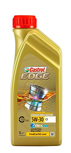 Castrol 52607 Edge 5W-30 C3- Aceite para motor con Titanium FST, 1 litro