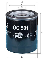 Knecht OC 501 filtro de aceite