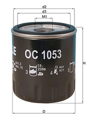Knecht OC 1053 Filtro de aceite