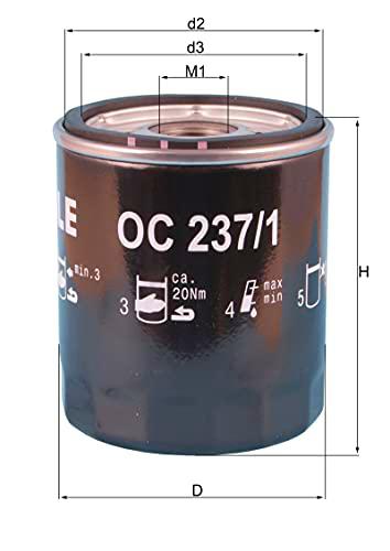 Mahle Filter OC237/1 Filtro De Aceite