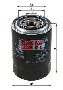 Clean Filters DF 827/A Filtro de aceite
