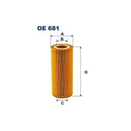 Filtron OE681 Filtros de Aceite