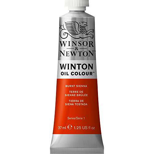 Winsor &amp; Newton Winton - Tubo óleo, 37 ml, color tierra de siena tostada
