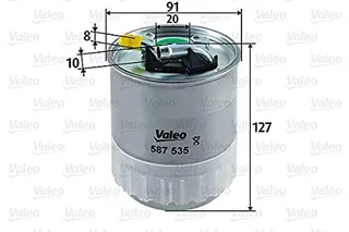 Valeo 587535 Filtro diésel