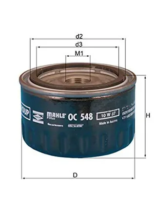 Knecht OC 548 filtro de aceite