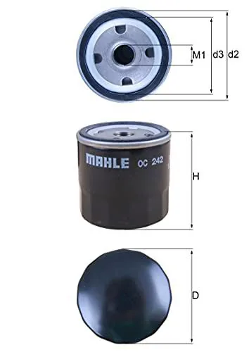 Mahle Filter OC242 Filtro De Aceite