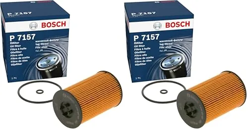 Bosch P7157 Filtro de Aceite para Coche - Separa Hollín y Partículas Metálicas del Aceite del Motor