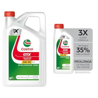 Castrol GTX 5W-30 RN17 Aceite de Motor 1L + Castro