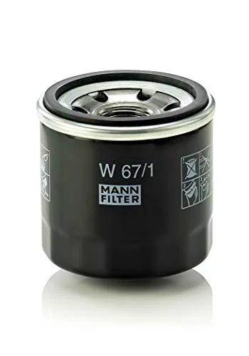 Original MANN-FILTER Filtro de aceite W 67/1 - Para automóviles y vehículos de utilidad