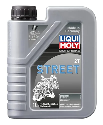 Liqui Moly Motorbike 2T Street, 1 L, Aceite de 2 Tiempos de Motocicleta