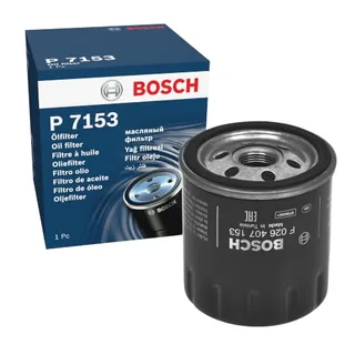 Bosch P7153 - Filtro de aceite para vehículos | Compatible con: AUDI A1