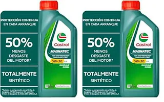 Castrol MAGNATEC 5W-30 A3/B4 Aceite de Motor 1L (Paquete de 2)