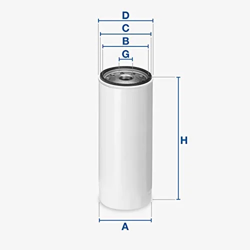 UFI Filters, Filtro Gasoil 23.244.00, Filtro de Combustible Diésel de Recambio