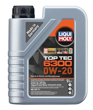 LIQUI MOLY Top Tec 6300 0W-20 | 1 L | Tecnología d