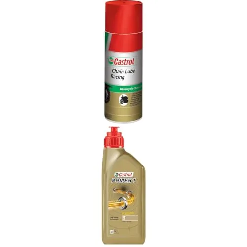 Castrol POWER1 2T Aceite de Moto 1L + Castrol Chai