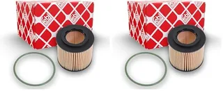 Febi bilstein 23468 Filtro de aceite (Paquete de 2