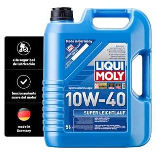 Liqui Moly Super Leichtlauf 10W-40, 5 L, Tecnología de síntesis Aceite de Motor