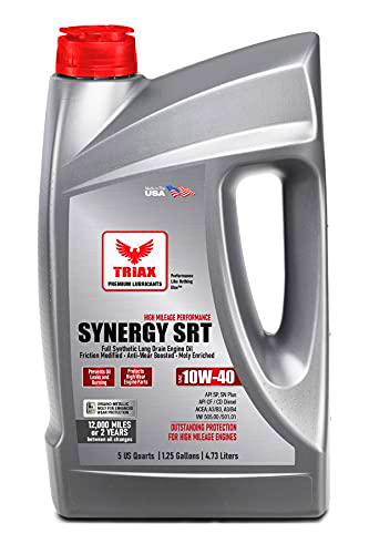 TRIAX Synergy SRT 10W-40 Aceite de Motor Totalmente sintético de Alto kilometraje