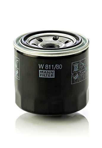 Original MANN-FILTER Filtro de aceite W 811/80 - Para automóviles y vehículos de utilidad