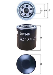 Mahle Filter OC540 Filtro De Aceite