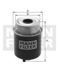 Original MANN-FILTER Ölfilter WK 8109 - Para vehículos de utilidad