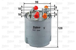 Valeo 587544 Filtro diésel