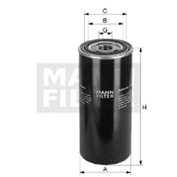Original MANN-FILTER Filtro de aceite WD 13 145/6 - Para vehículos de utilidad