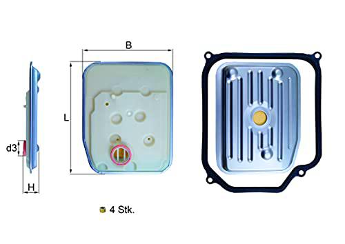Knecht HX 147KIT1 Filtro de aceite
