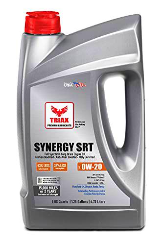 TRIAX Synergy SRT 0W-20 Aceite de Motor Totalmente sintético con ésteres y PAO