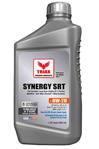 TRIAX Synergy SRT 0W-20 Aceite de Motor Totalmente sintético con ésteres y PAO