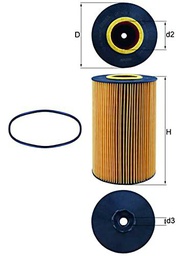 Knecht OX 426D Filtro de aceite